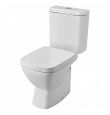 НЕО Унитаз-компакт, горизонт. выпуск, 2-х реж. арматура, сиденье дюропласт. САНТЕК