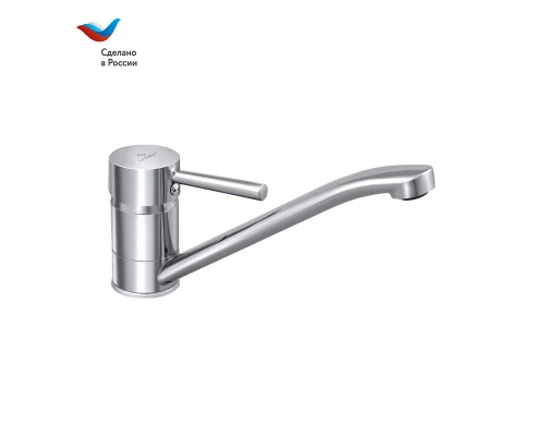 ГОРОД Смеситель для мойки с длинным изливом, одноручный, СЛАВЕН, Д21