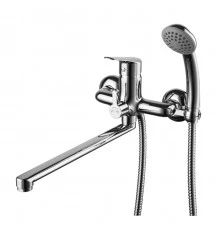 Partner Смеситель для ванны, плоск.пов.излив 300мм держ.на теле, р/ОД, хром, LM, LM6551C