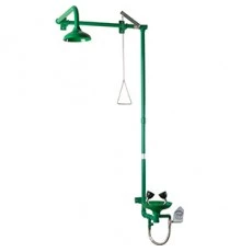 Аварийный душ и раковина для глаз установка над дверью, полипропилен., шт