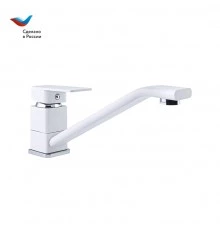 ЦВЕТ Смеситель для мойки,одноручный,Н21 белый, СЛАВЕН, Н2Б, ПОД ЗАКАЗ