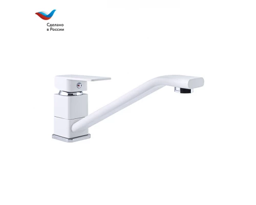 ЦВЕТ Смеситель для мойки,одноручный,Н21 белый, СЛАВЕН, Н2Б, ПОД ЗАКАЗ
