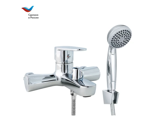 КОТТЕДЖ Смеситель для ванны с коротким литым изливом, одноручный, СЛАВЕН, Л30