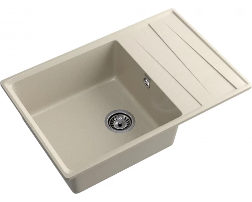 GRANFEST Мойка композит LEVEL, GF-LV-760L, чаш+кр 760*500, топаз