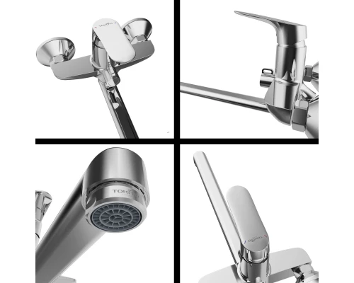 Смеситель для ванны TOKITO TAKASE хром (TOK-TAK-1015)