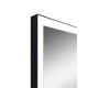 Зеркало Frame Black LED 600х800