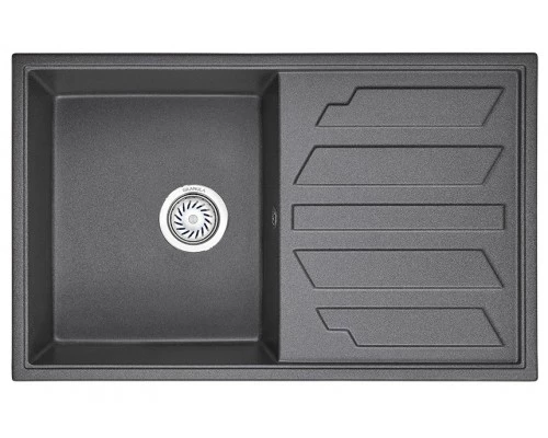 Кухонная мойка GRANULA (8002, ГРАФИТ)