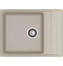 GRANFEST Мойка композит LEVEL, GF-LV-660L, чаш+кр 660*500, топаз