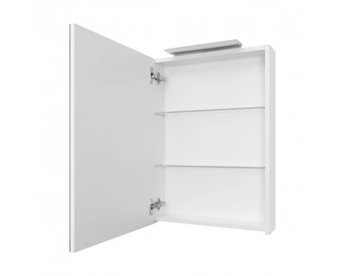 OLETA Зеркальный шкаф 50, левый, белый глянец