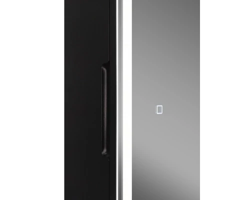 Зеркало-шкаф Mirror Box black Led 400х1600