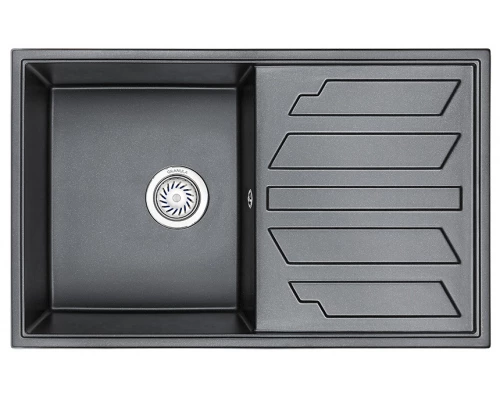 Кухонная мойка GRANULA (8002, ШВАРЦ)