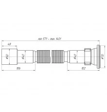 Гофросиф. 1/2"х40/50 930 р.пласт., ANI PLAST