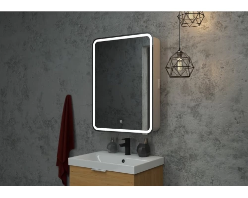 Зеркало-шкаф Elliott LED 550х800 левый с розеткой