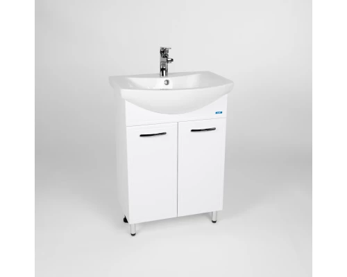 Тумба под раковину VIANT МИЛАН 60 напольная белый (VMIL60BA-T2ST)