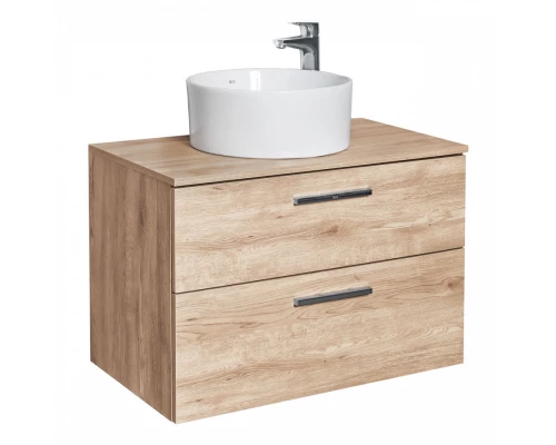 VICTORIA Тумба под раковину 80 городской дуб 2 ящика  ROCA