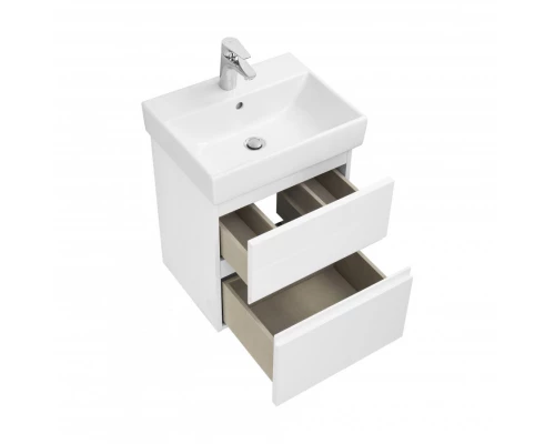 OLETA Тумба под раковину Oleta 50, 2 ящ., белый глянец