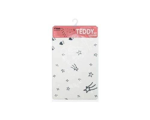 Коврик для ванной Fixsen Teddy Sky 1-ый FX-6001S, белый, 50х80см