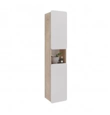 Пенал Lemark OLIVIA 35 см подвесной/напольный, 2-х дверный, открывание лев/прав, цвет корпуса: Дуб к