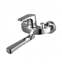 Shift Смеситель для ванны, плоск.пов.излив 264мм боковой дивертор, р/ОД, хром, LM, LM4314C