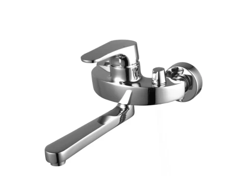 Shift Смеситель для ванны, плоск.пов.излив 264мм боковой дивертор, р/ОД, хром, LM, LM4314C