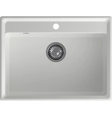GRANFEST Мойка композит LEVEL, GF-LV-660, чаша 660*500, иней