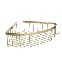 Полка угловая одноэтажная FIXSEN HOTEL золото-сатин (FX-31051-1G)