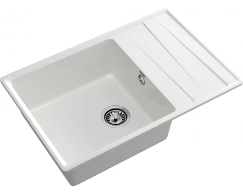 GRANFEST Мойка композит LEVEL, GF-LV-760L, чаш+кр 760*500, иней