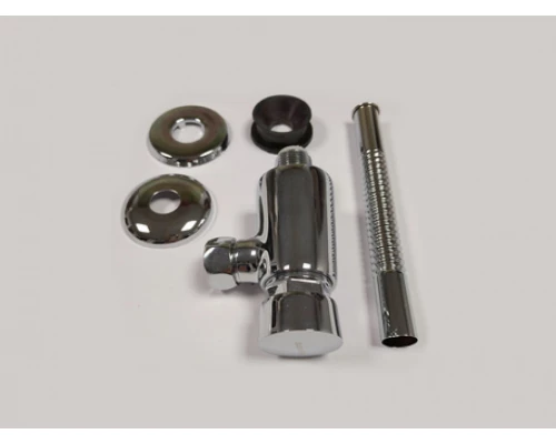 ГАЛА Кран для писсуара,с трубкой, хром. САНТЕК