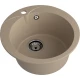 GRANFEST Мойка композит RONDO GF-R--480  D=480 мм  песочный  арт.GF-