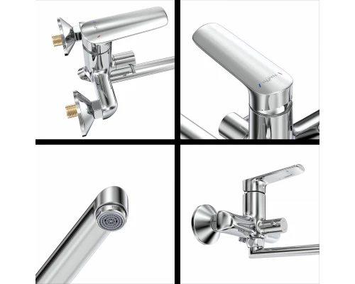 Смеситель для ванны TOKITO MISAWA хром (TOK-MIS-1015)