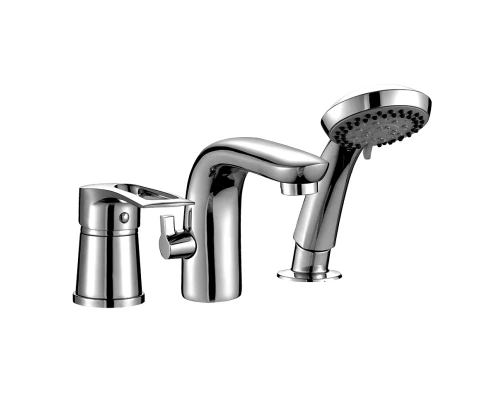 T40 Смеситель для ванны, на борт 3отв. с изливом 150мм(к/40), р/ОД, хром, ROS, T40-39