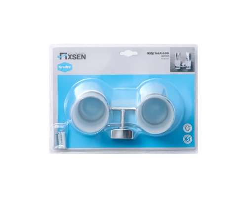 Подстаканник двойной FIXSEN Kvadro (FX-61307)