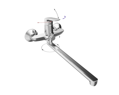 Смеситель для ванны TOKITO TAKASE хром (TOK-TAK-1015)