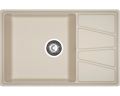 GRANFEST Мойка композит VERTEX, GF-V-780L, чаш+кр 780*500, кашемир