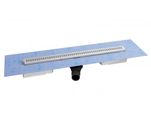 Желоб водосток C1 BRISE 300, матовый хром, S-сифон D50 H60 боковой, BERGES