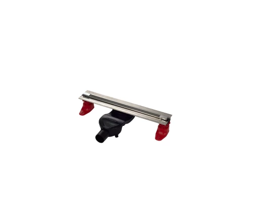 Желоб водосток SUPER Slim 400, матовый хром, S-сифон D50 H60 боковой, BERGES