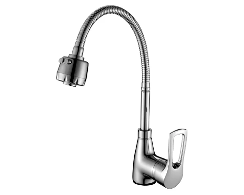 T40 Смеситель для кухни, гиб.излив 307мм, р/ОД, хром, ROS, T40-26