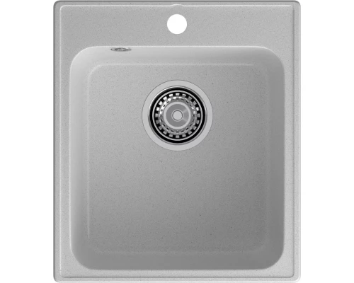 GranFest QUARZ (ECO-17) Мойка  1-чаш. 420*480 (серый)