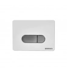 Кнопка  для инсталляции NOVUM D7, хром глянец/белая, BERGES