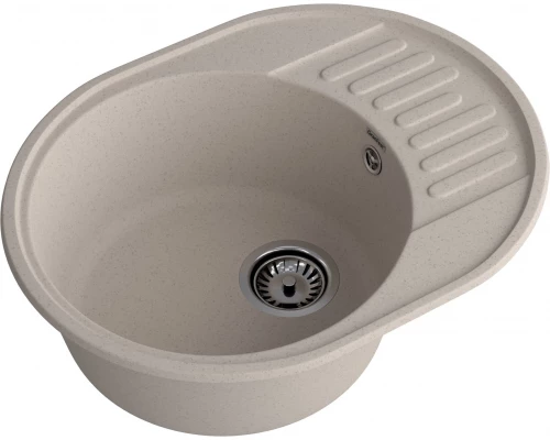 GranFest QUARZ (ECO-58) Мойка чаша+кр 620*480 (песок)