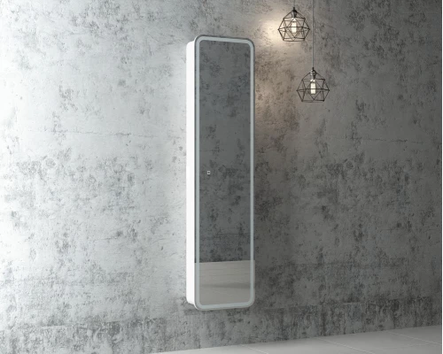 Зеркало-пенал Lorenzo LED 400х1600 с розеткой