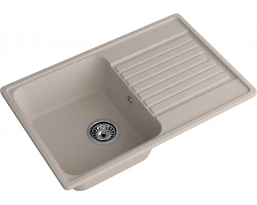 GranFest QUARZ (ECO-78) Мойка чаша+кр 740*480 (песок)