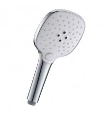 Лейка душевая квадратная 3-функц. 120*247 мм, белый+хром. LM, LM0817CWhite