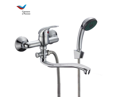 ПРОРАБ Смеситель для ванны с коротким изливом, одноручный, СЛАВЕН, Р30