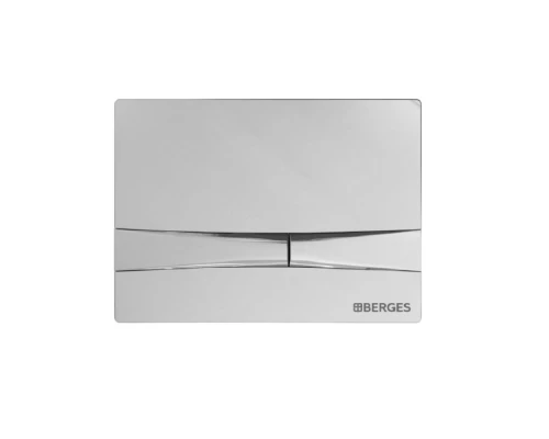 Кнопка  для инсталляции NOVUM F3, хром глянец, BERGES