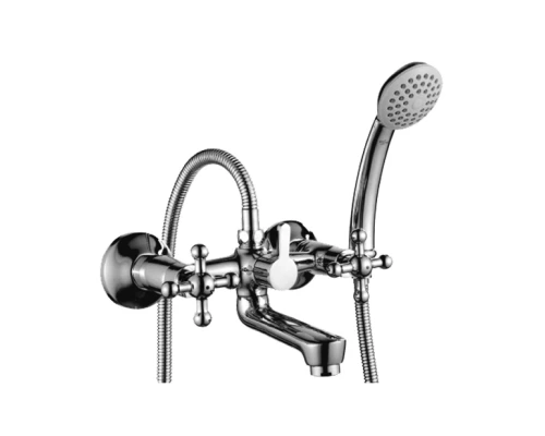 G02 Смеситель для ванны, монолитный излив 164мм, р/ДВ, хром, ROS, G02-83