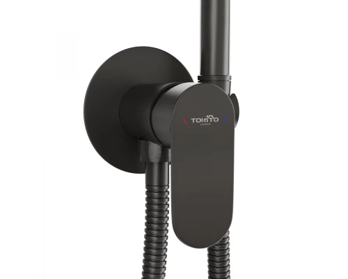 Смеситель для гигиенического душа TOKITO FURO вороненая сталь (TOK-FUR-1016GM)