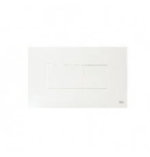 641001 Панель пневм. двойная KARISMA, пластик, белый, OLI