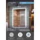 Зеркало Sevilla LED 500x700