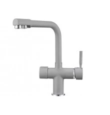 2088, АЛЮМИНИУМ Смеситель для кухни однорыч., с подкл. для питьевой воды, GRANULA